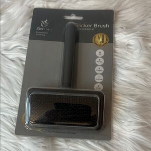 Slicker Brush for Professional Grooming - Black